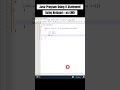 Java Program Using If Statement💻💻 #shorts #java program #coding tutorial #programming