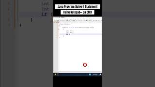 Java Program Using If Statement💻💻 #shorts #java program #coding tutorial #programming