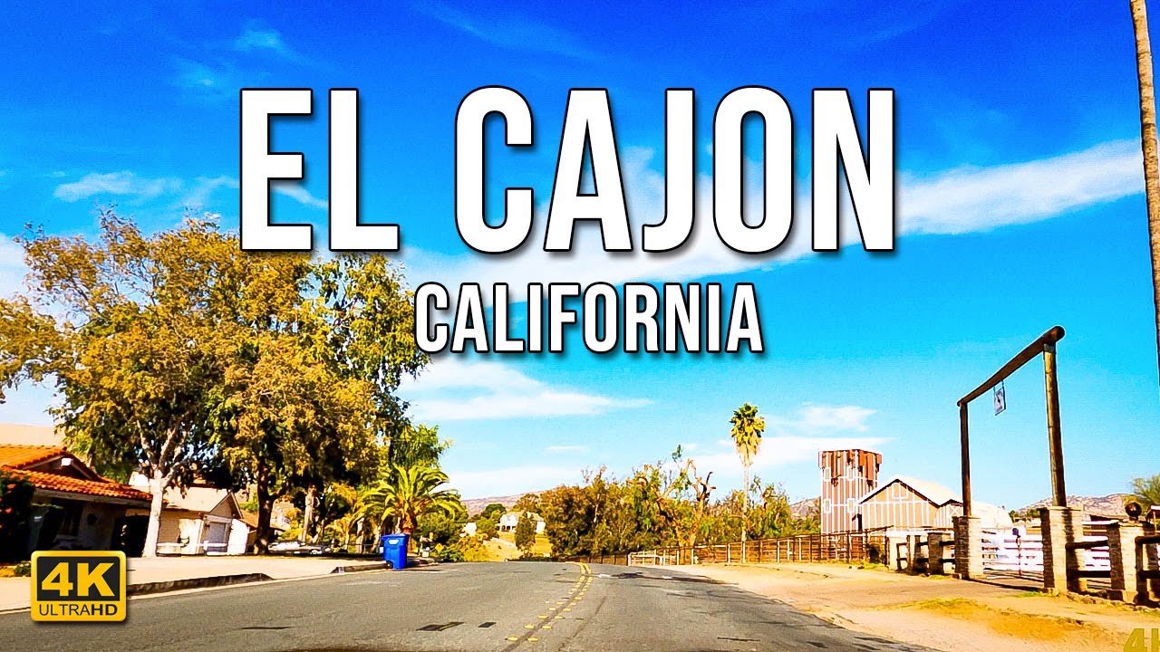 Driving Around El Cajon Neighborhoods [4K] | San Diego | California ...