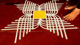 Easy padikolam designs| Simple muggulu designs| easy rangoli designs| Beginners kolam