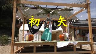 石巻市北上町　釣石神社春祭～本吉法印神楽「初矢」