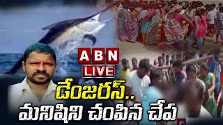 LIVE: డేంజరస్‌.. మనిషిని చంపిన చేప || Dangerous Fish || ABN LIVE