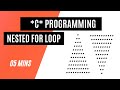Nested for loop in C Programming #codesurfer #cprogramming