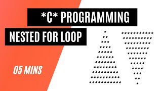 Nested for loop in C Programming #codesurfer #cprogramming