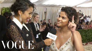 Selena Gomez on Her Faith and Her Queen Esther Inspired Dress | Met Gala 2018 With Liza Koshy