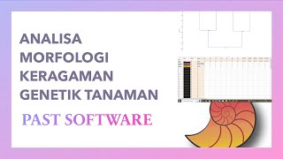 Analisa Karakterisasi Morfologi Tanaman dengan Software gratis PAST