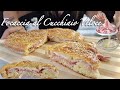 FOCACCIA AL CUCCHIAIO VELOCE PROSCIUTTO E FORMAGGIO impasto molle FACILE E VELOCE