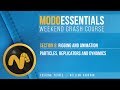 Modo Essentials: Crash Course | Particles, Replicators and Dynamics