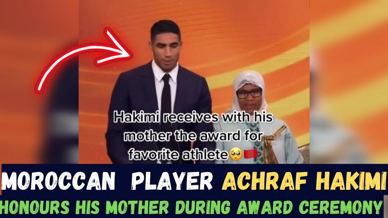 MOROCCAN PLAYER ACHRAF HAKIMI VOTED THE BEST ARAB PLAYER OF 2022 AND HE ...