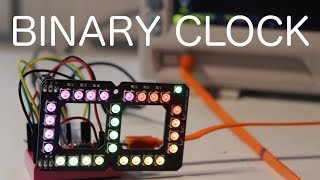 unexpected binary clock