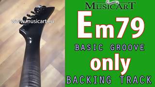 Em79 only guitar backing track, Em7(9)