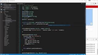 Learn To Build A Google Map App Using Angular 2 - Marker Service & LocalStorage