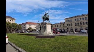 A walk from the Odeonsplatz in the inner City, München