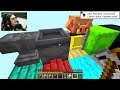 sopravvivo in un mondo 3x3 con blocchi casuali su minecraft