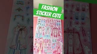 Fashion sticker #sticker #asmr #cutesticker #diy