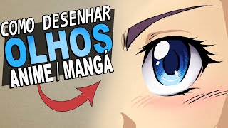 Como desenhar OLHOS anime PASSO A PASSO| Dica de desenho