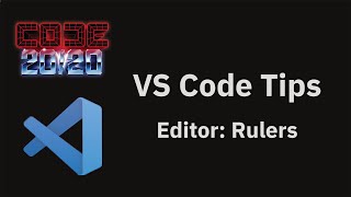 VS Code tips — The editor.rulers setting