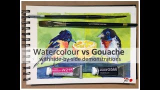 Watercolour vs Gouache