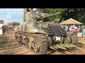 défilé de 3 sherman et 1 m7 priest véhicules d day 2018