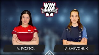 10:30 Anastasiia Postol - Viktoriia Shevchuk 13.01.2025 WINCUP Women Master. TABLE 1