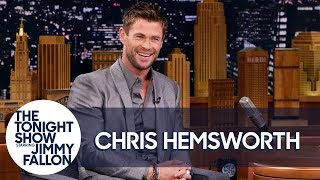 Chris Hemsworth's Toddler Son Scaled a Fridge to Reach Candy