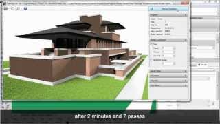 Fast an easy rendering of a VisualARQ 3D architectural model with Flamingo nXt