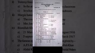 Class 9th English Half yearly questions paper 📜🗞️ 2023 Hojai district #english