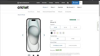 Get the iPhone 15 at Cricket Wireless!