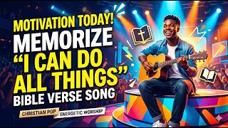 Motivation Today! Memorize "I Can Do All Things" Bible Verse Song (Christian Pop)