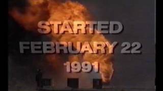 The last Kuwaiti oil fires November 1991