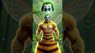 Transformation into Honey bee chractor | Spiderman vs Goku vs Joker #spiderman #joker #deadpool