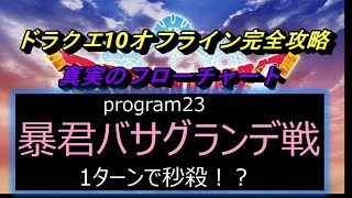 ドラクエ10オフライン完全攻略「暴君バサグランデ1ターンで秒殺？」（全ての敵強くなる縛り）真実のフローチャートprogram23