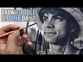 Drawing ONE PIECE within 1 DAY! Realistic Pencil Portrait Tutorial & Challenge