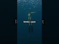 freediving one breath endless depths