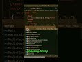 Splicing Array |  array in js | javascript | arrays short video  | Array in javascript