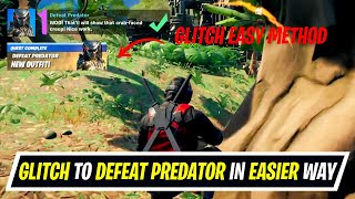 *GLITCH* Easiest Way to Defeat Predator and unlock FREE Predator Skin in Fortnite (Battle Pass Only)