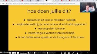 instructie lesgeven op afstand