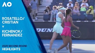 Rosatello/Cristian v Kichenok/Fernandez Highlights | Australian Open 2025 Second Round