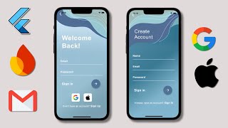 🔒📱 Flutter Firebase Auth • SignUp / SignIn / Google Sign In / Apple Sign In