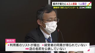 【新型コロナ】静岡県内新たに42人感染1人死亡　静岡市で新たなクラスター