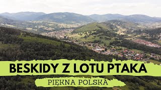 Beskid Żywiecki z Drona 4K. Rajcza i okolice latem | Polska z Drona | Piękna POLSKA | Podróże