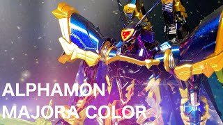 【マジョーラカラー】アルファモンのプラモデルを不思議な塗料で塗ってみた。Figure-rise Standard Amplified Alphamon