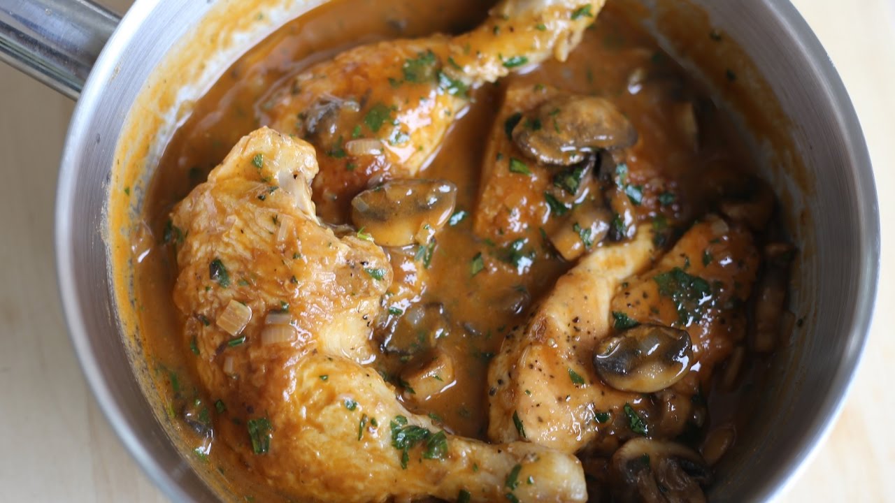 Hunters Chicken Recipe - Chicken Chasseur By The French Cooking Academy ...