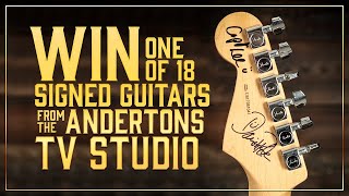 Andertons Monster Video Room Charity Raffle - Win a Signed Guitar from Lee & Pete!
