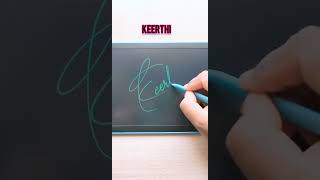 Keerthi Name Signature 😍🥰 Comment your name for signature 😊