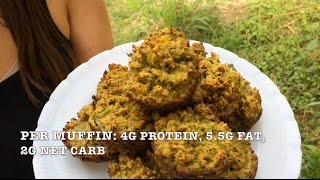 Savory KETO VEGGIE MUFFIN RECIPE - quick, simple, delicious, low-carb, KETOGENIC