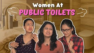 Types Of Women Waiting Outside Toilet | Captain Nick