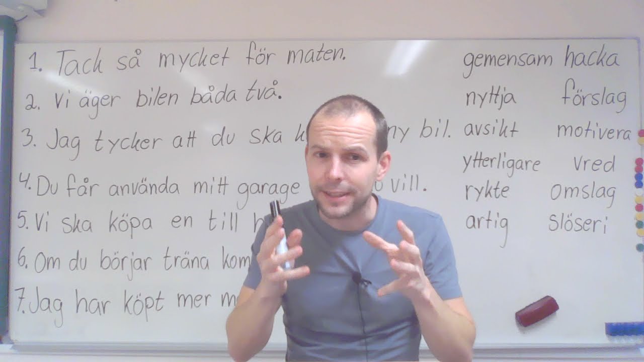 Hitta Orden Som Passar Till Meningen (ordkunskap) SFI - YouTube