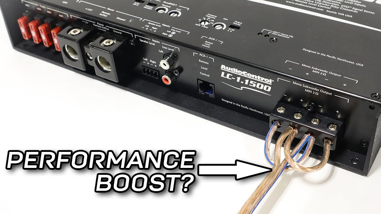 The RIGHT WAY To Wire Subwoofers To A Monoblock Amplifier - YouTube