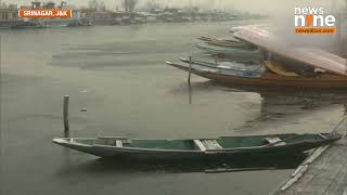 Dal Lake Freezes Over: Sub-Zero Temperatures Grip Srinagar, J\u0026K | News9